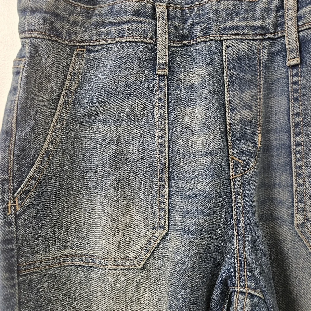 6  OLD NAVY BLUE DENIM OVERALLS WOMEN'S SIZE O - Picture 10 of 10